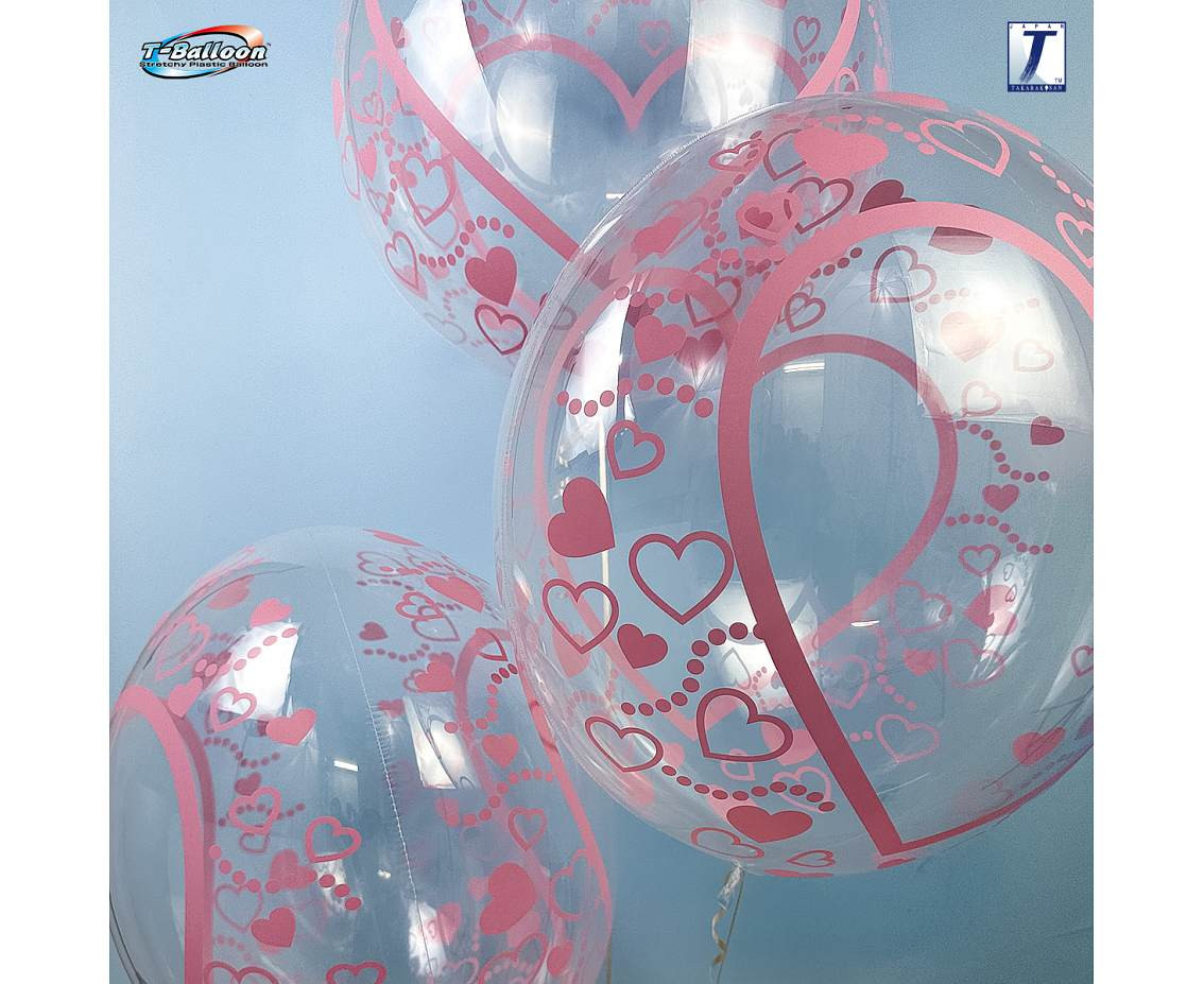 Takara Bubble Balloon - Hearts, 555 mm/ 10 pcs. EOL